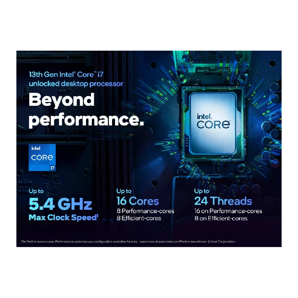 Intel Processor 13th Gen i7-13700K 5.4GHz (CPU Fan Require) view 4